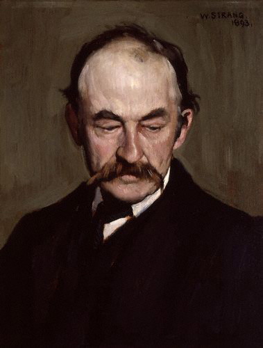 NPG 2929,Thomas Hardy,by William Strang